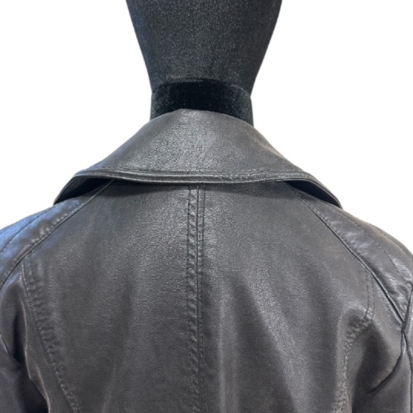 Free People We The Free Vegan Leather Moto Jacket - Picture 11 of 13